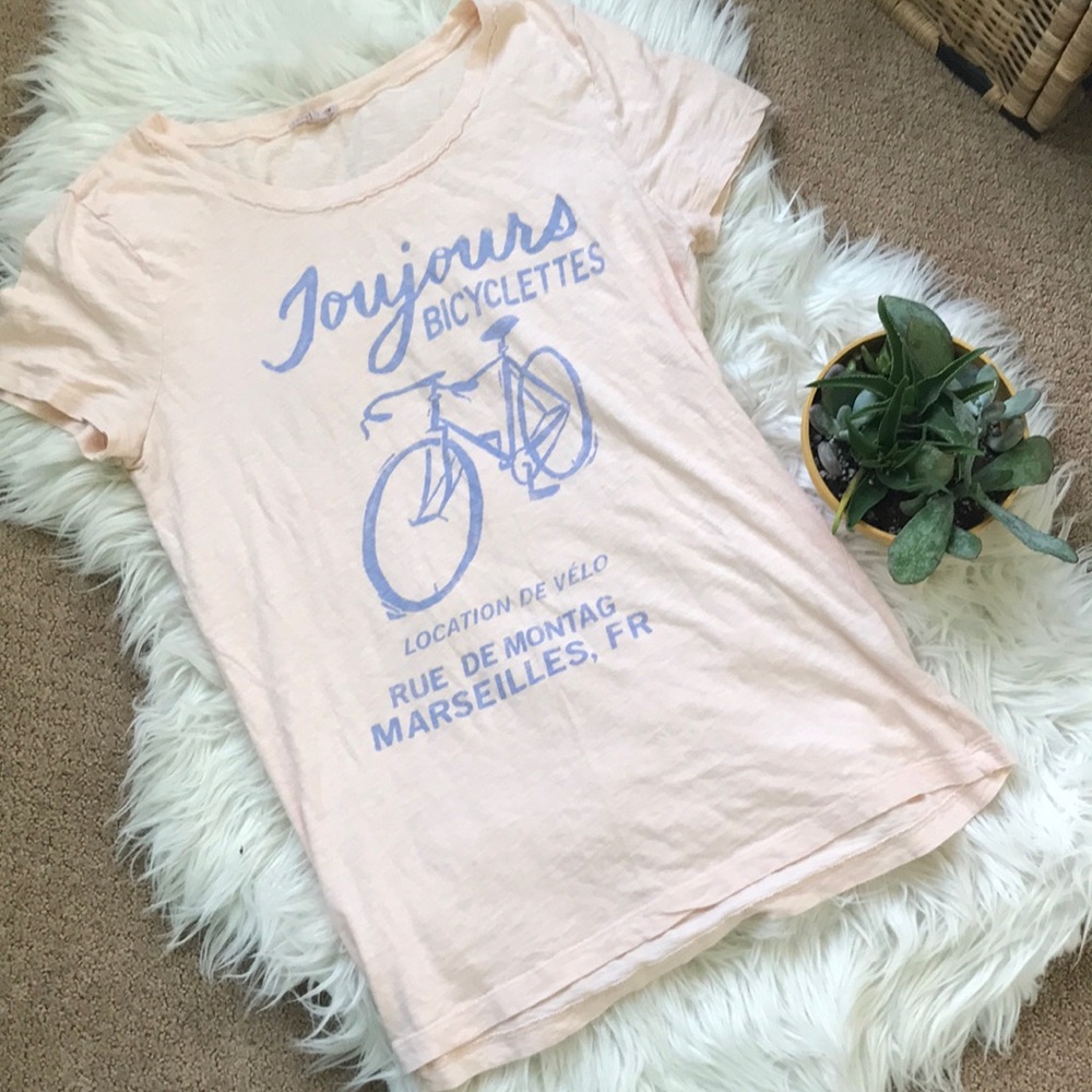 J.crew light pink tee